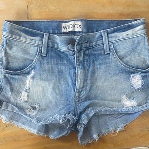 Wild fox Jean shorts